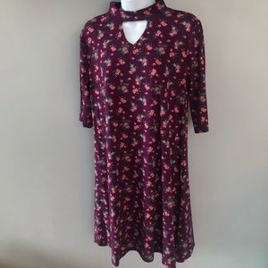 Joe Boxer burgundy dress size large